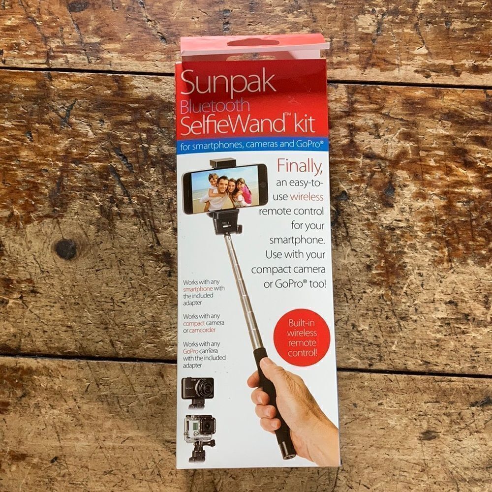 NWT Sunpak Bluetooth SelfieWand Kit 🤳 Wireless I Selfie Stick I Instagram Tool